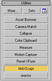 maxscript utilities